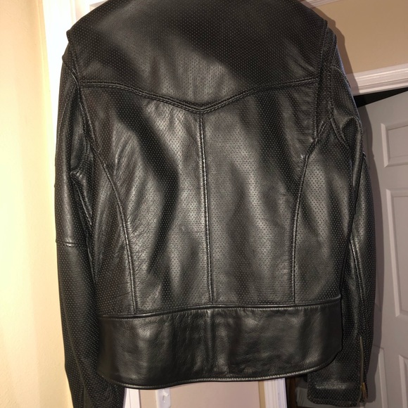 Leather Motorcycle Jacket - Picture 3 of 9